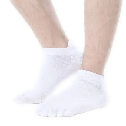 Solid Color Five Finger Toe Socks - Image 3