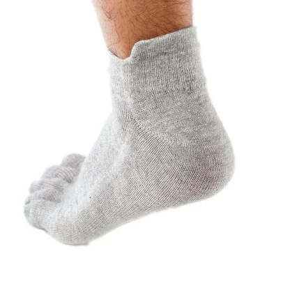 Solid Color Five Finger Toe Socks - Image 7