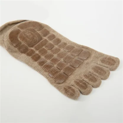 Solid Toe Socks with Non-Slip Decor - Image 7