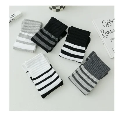 Classic Two Tone Striped Socks - Image 12