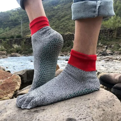 Comfortable Socks with Anti-Slip Decor - Image 2