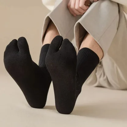 Two Toed Finger Socks with Solid Color - Image 5