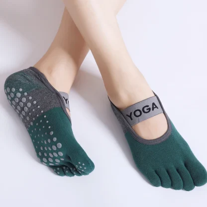 Breathable Non-Slip Ankle Socks for Yoga - Image 11