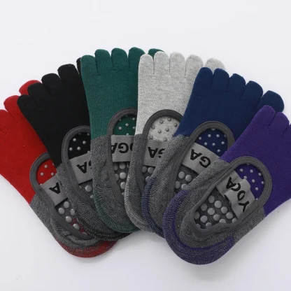 Breathable Non-Slip Ankle Socks for Yoga - Image 2