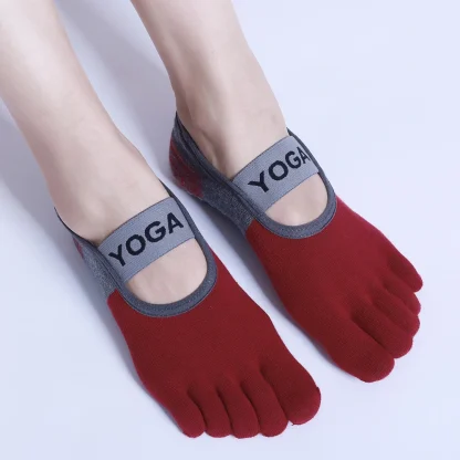 Breathable Non-Slip Ankle Socks for Yoga - Image 4